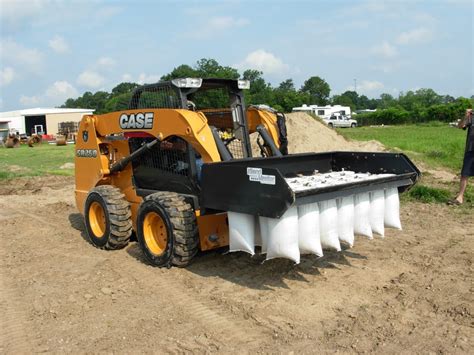 skid steer sandbag filler|sandbag filling equipment.